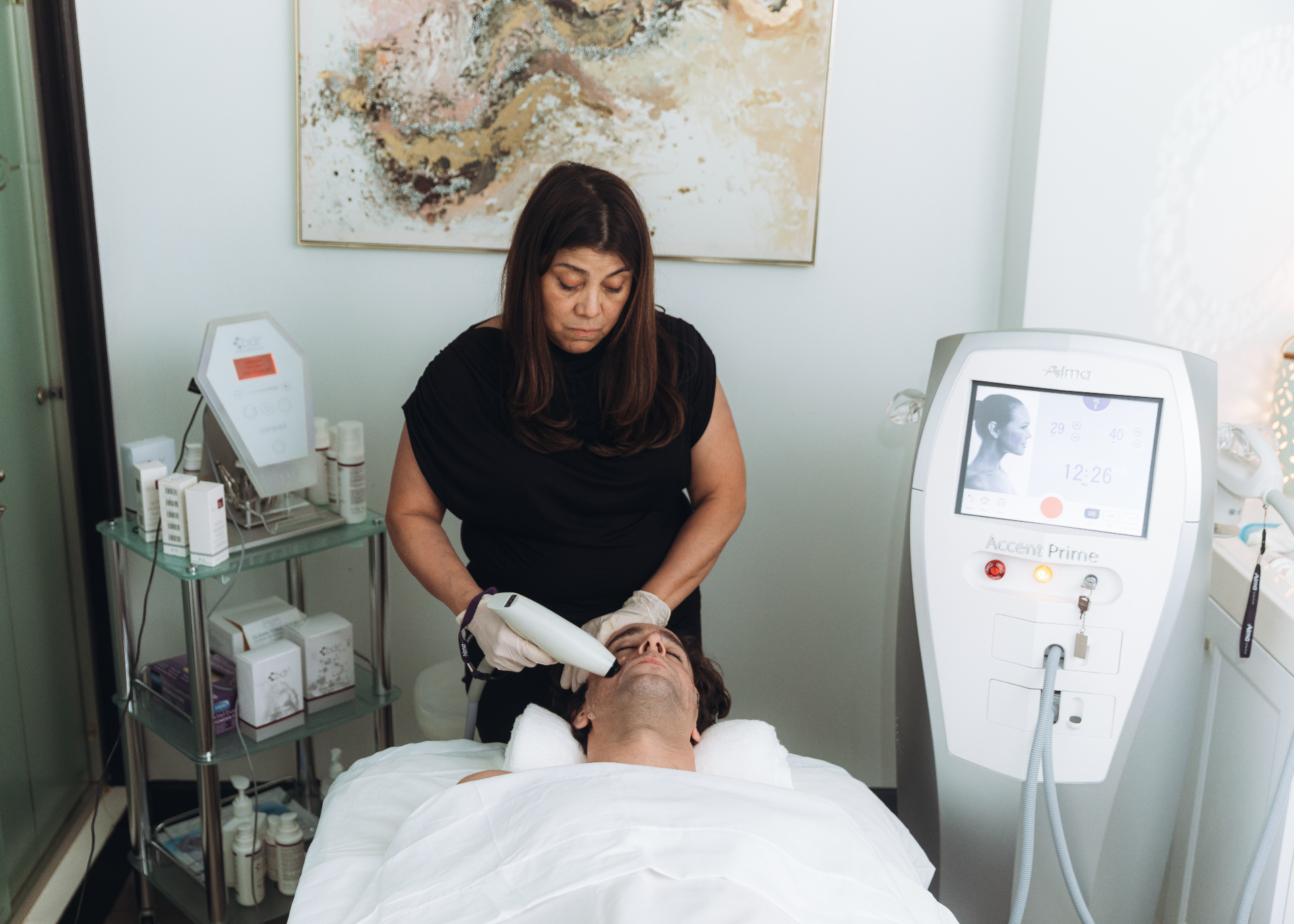 Luxury facial treatment at HBL Spa